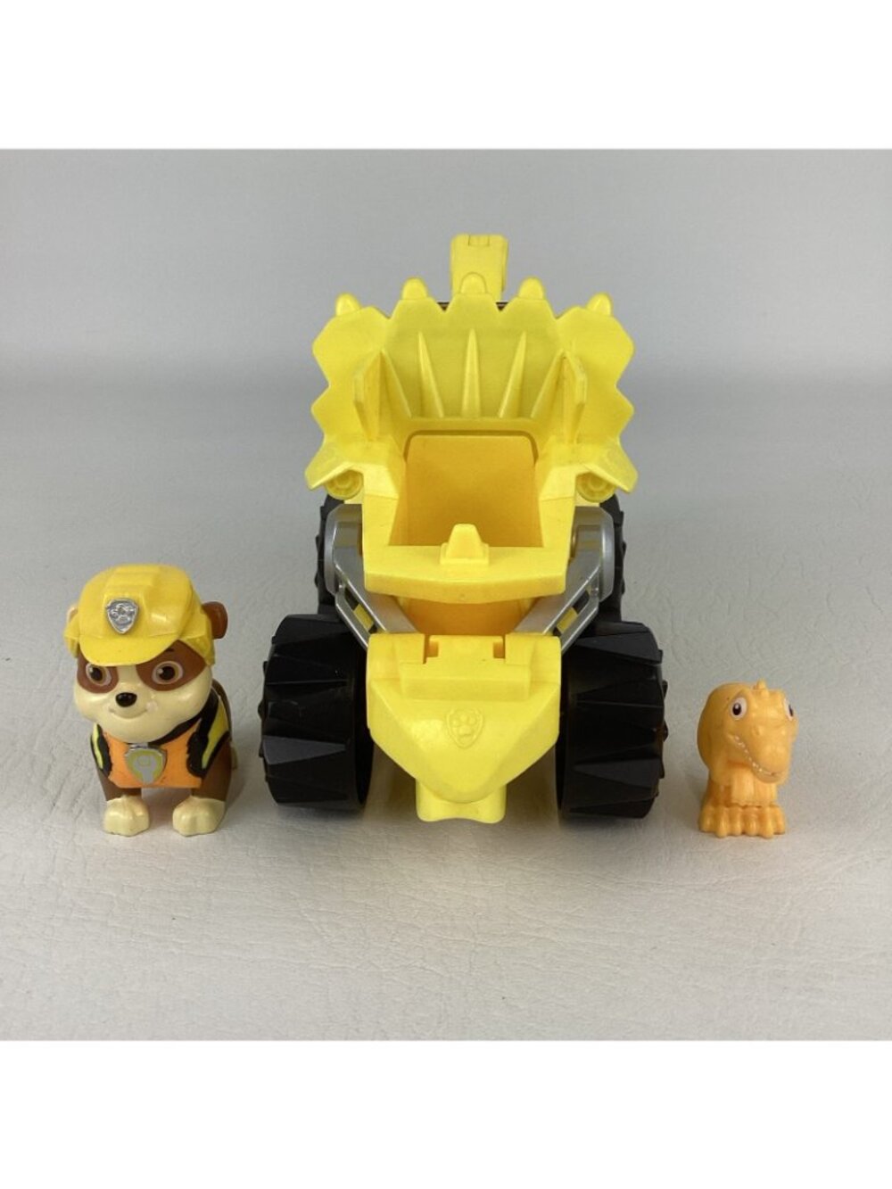 Paw Patrol Dino Rescue Rubble with Figure Bulldozer Construction Vehicle Toy Lot - Picture 2 of 6